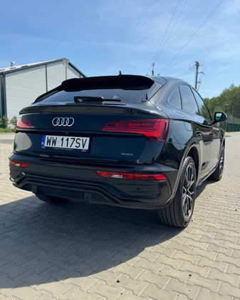 Audi Q5 Sportback cena 162393 przebieg: 68500, rok produkcji 2021 z Warszawa małe 211